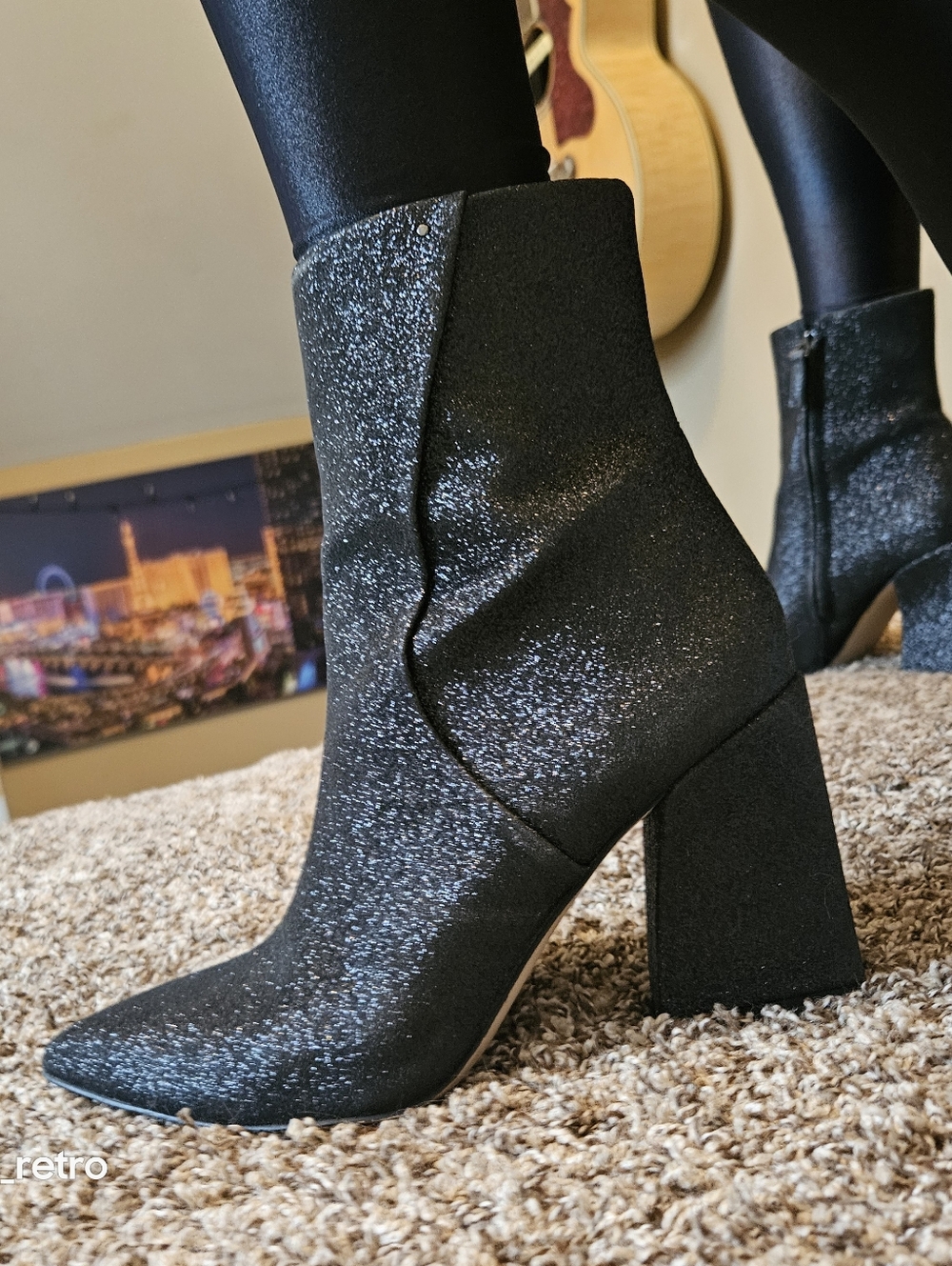 Franco Sarto Glitter Boots